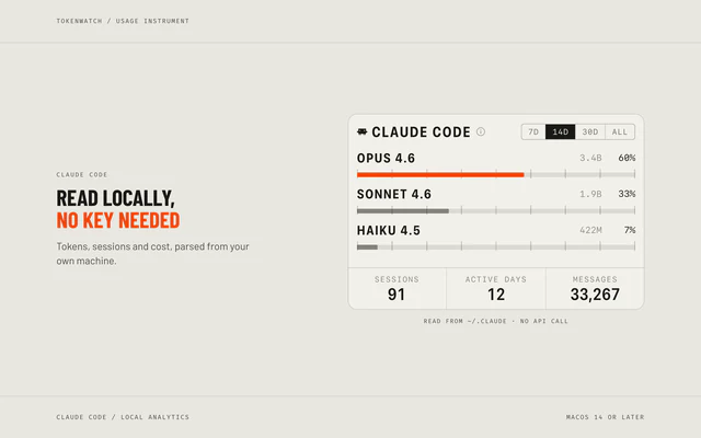 Claude Code: read from the local logs in your home folder.
